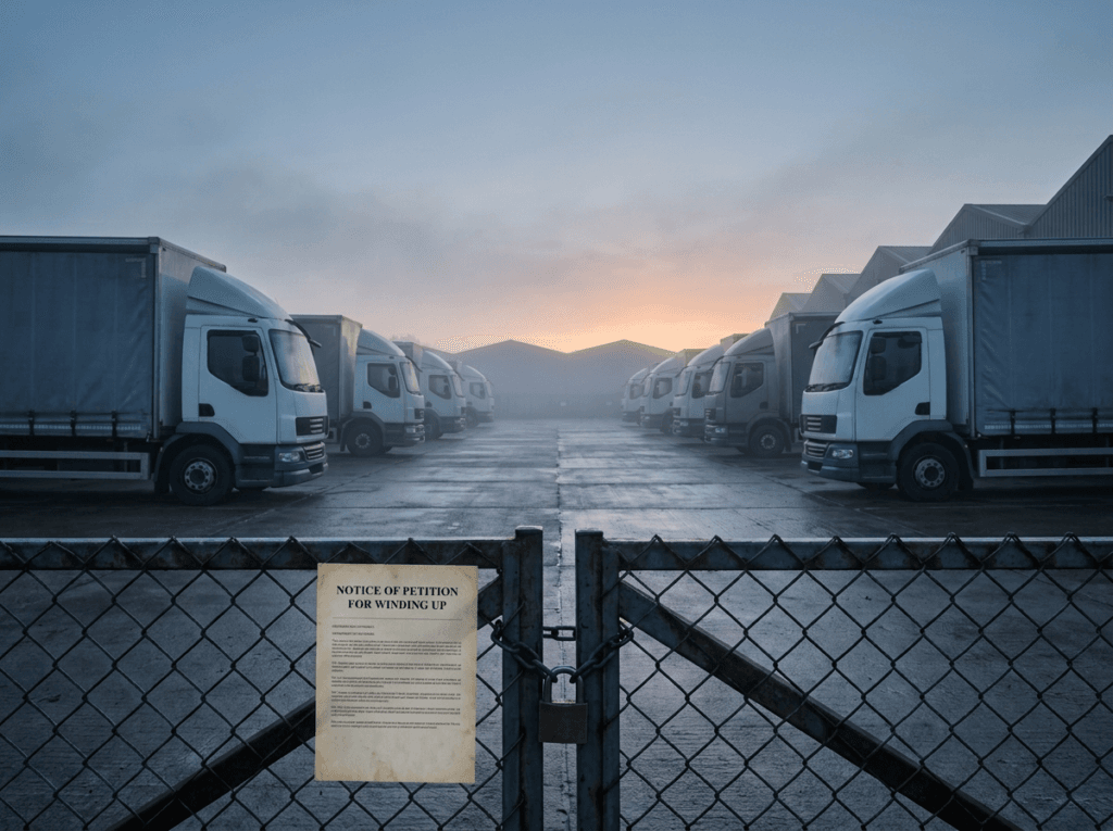 HMRC issues Winding-Up Petition against Bamber Bridge Haulier